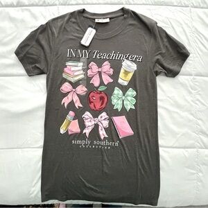 Simply Southern “In My Teaching Era”. Size Small Grey